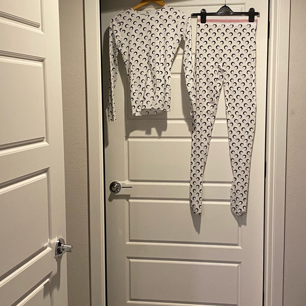 Marine Serre Moon Top and Leggings